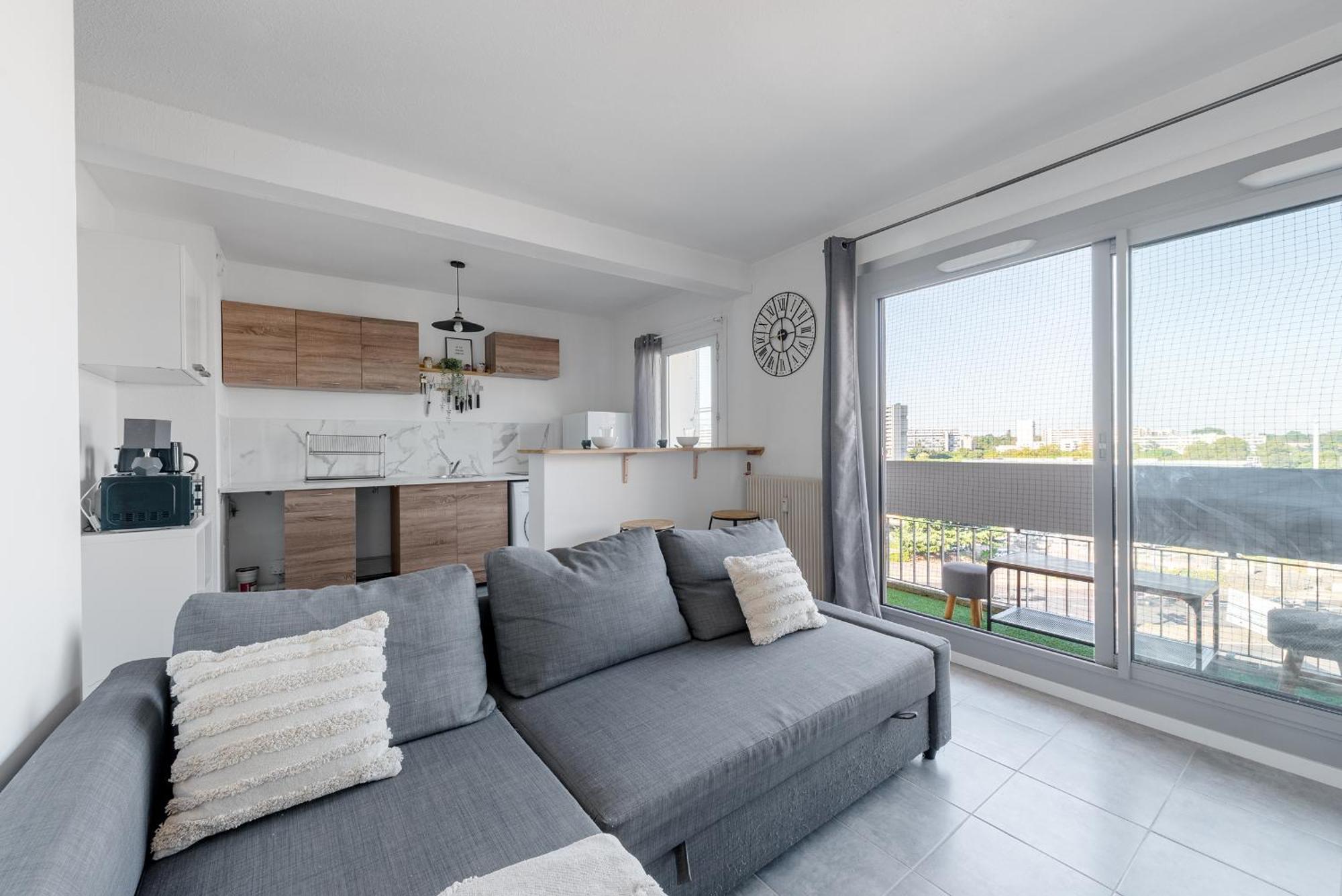 Апартаменти Cosy T2, Terrasse Privee Et Parking Тулуза Екстер'єр фото